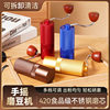 CNC Hand Coffee Grinder Manual Grinder All Aluminum Housing 420 Stainless Steel Grinding Core Tapered Cutter Cross Border