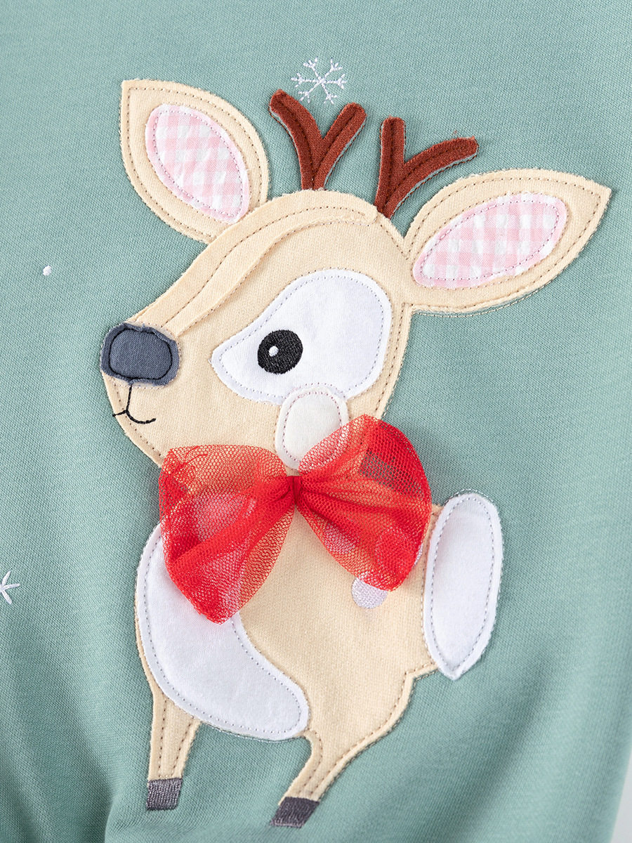 Vente en gros vêtements enfants, nouvel ensemble fille doublé polaire automne, tenue dessin animé mignonne