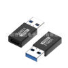 A Male to C Female Straight Tpype-C Notebook Adapter Supports 5-10Gb Adapter 3A Audio and Video Transmission