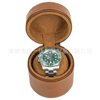 Factory in stock PU leather cylindrical single zipper watch box portable compact anti-drop mechanical watch box
