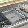 Stainless Steel Drain Basket Water Storage Rack Sink Dish Rack Household Drain Rack Kitchen Telescopic Drain Rack