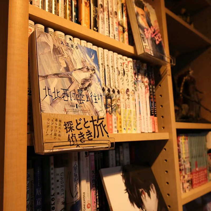 Transparent acrylic Book City bookshelf book stand book holder desktop reading book display stand album stand record stand