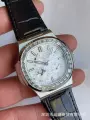 Diamond shell black leather white surface