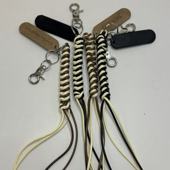 Hand-woven wax rope pendant pants rope waist accessories retro high-end niche fashion wear matching parts manufacturers