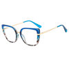 2026 New Trendy Cat-Eye Optical Frames Tr90 Anti-Blue Light Non-Prescription Glasses Spring Legs European and American Style Glasses Wholesale