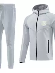 2526 Paris Barcelona Real Madrid Ac Marseille Long Hat Hoodie Training Suit Jacket Long-Sleeved Sweatshirt Football Suit