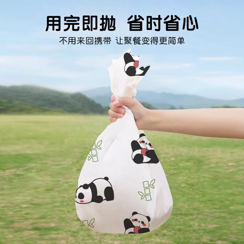 Outdoor camping disposable picnic mat thickened cloth moisture-proof mat spring outing mat folding waterproof beach lawn mat