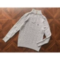 [half zipper] gray black label
