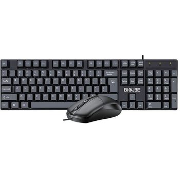 T18 Wired Keyboard Computer Desktop Notebook Home Office Business USB Waterproof Silent Mouse Keyboard Set