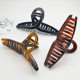 Internet red hair clip cross ribbon PC plastic large grip clip simple hair grip bath claw clip shark clip wholesale