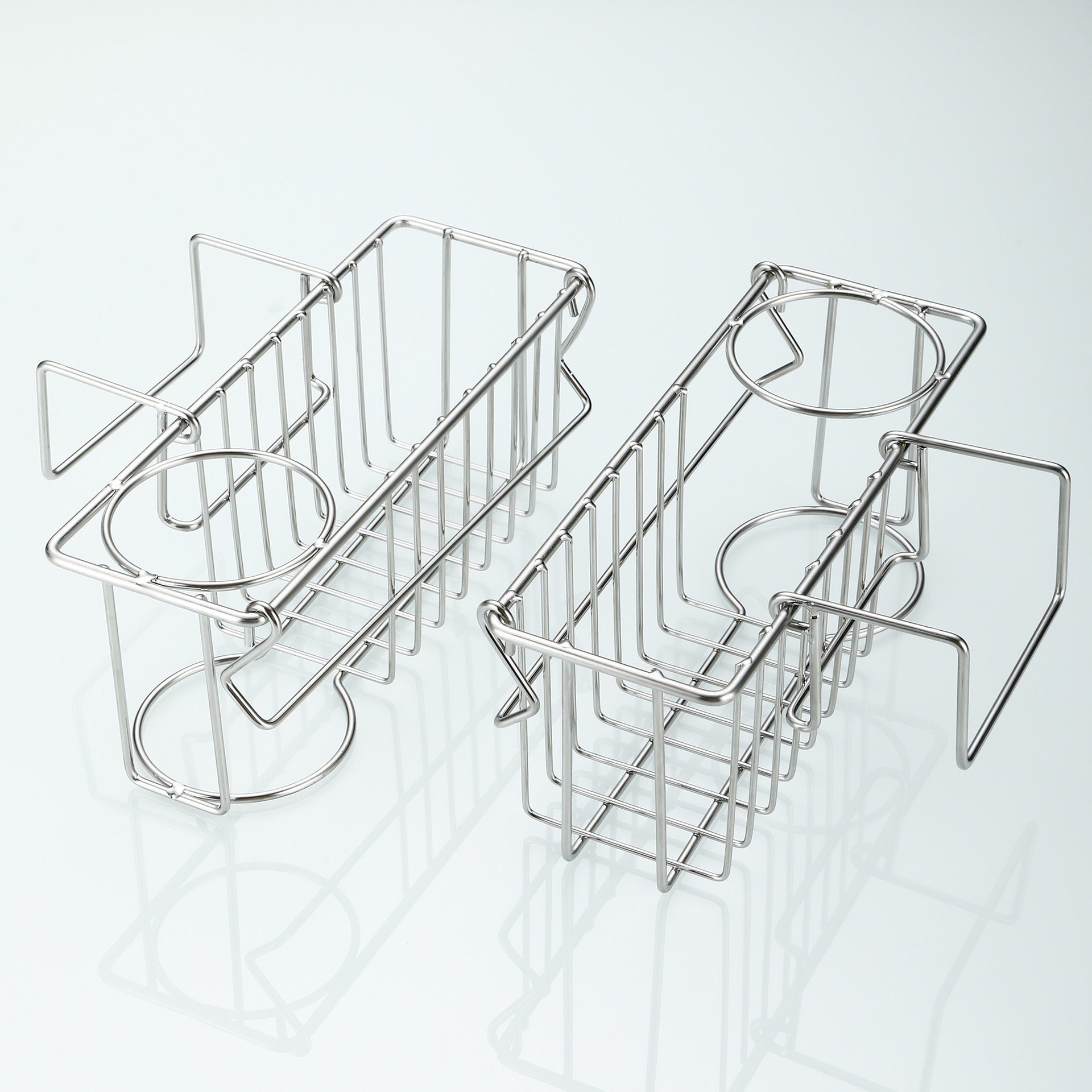 304 stainless steel sink drain basket kitchen storage basket brush wire cloth sponge storage rack