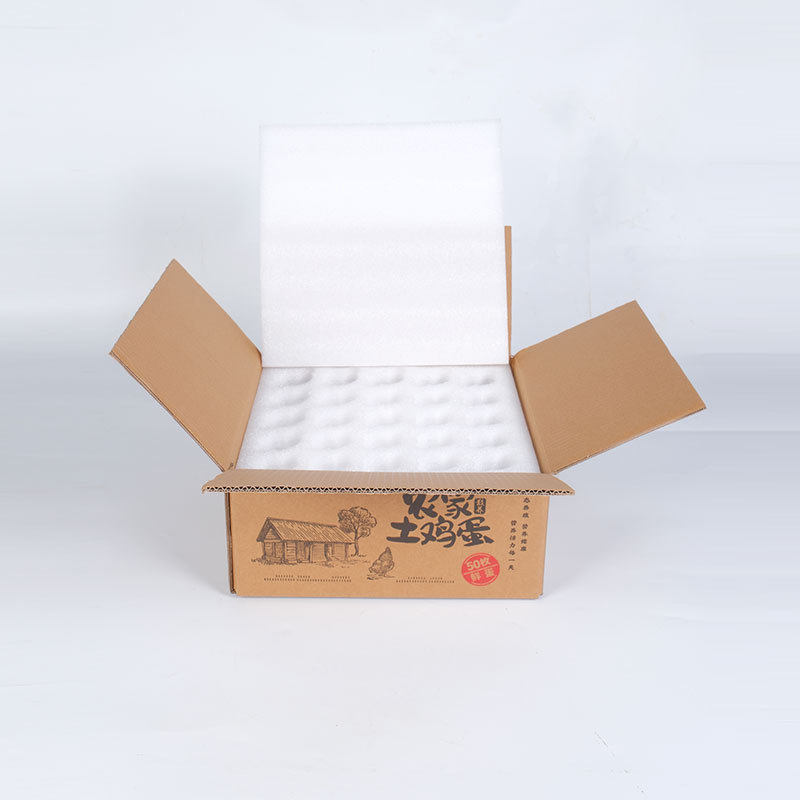 Epe Pearl Cotton Egg Tray Egg Express Box Egg Carton Carton Anti-Fall Shock-Absorbing Egg Tray Wholesale Dropshipping