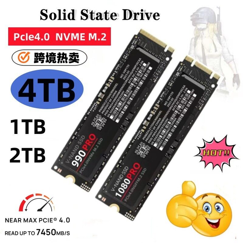 Трансграничный твердотельный накопитель SSD NVMe M.2ssd 990PRO1080pro обновление с расширением 1TB2TB4TB Изображение 1