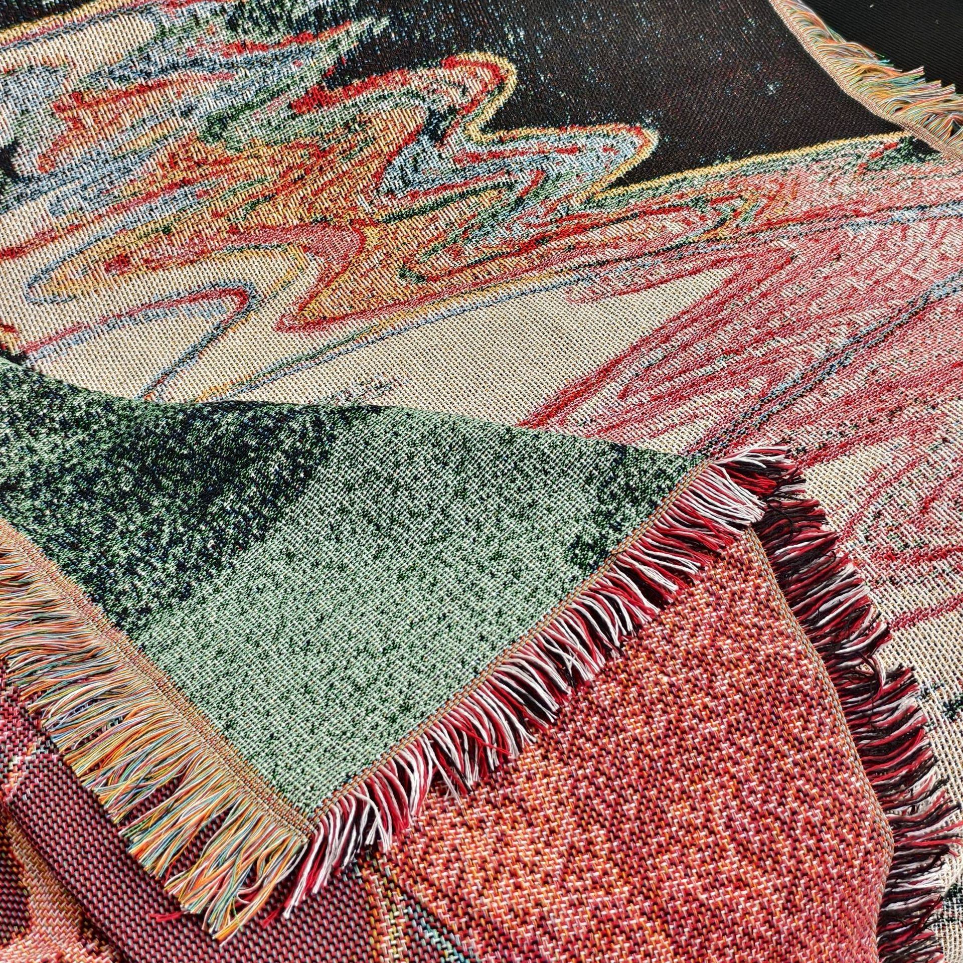 Ins Cross-Border Blanket Office Nap Blanket Outdoor Camping Blanket Room Decoration Tapestry Single Sofa Throw Blanket