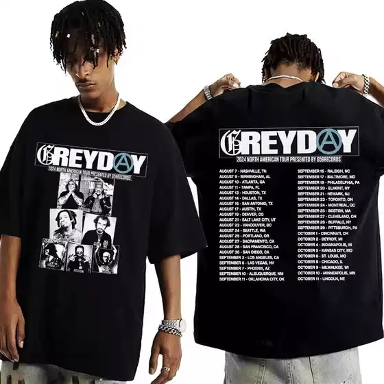 [Cross-Border European Code] Suicideboys Gray Day 2024 Tour Graphic T-Shirts