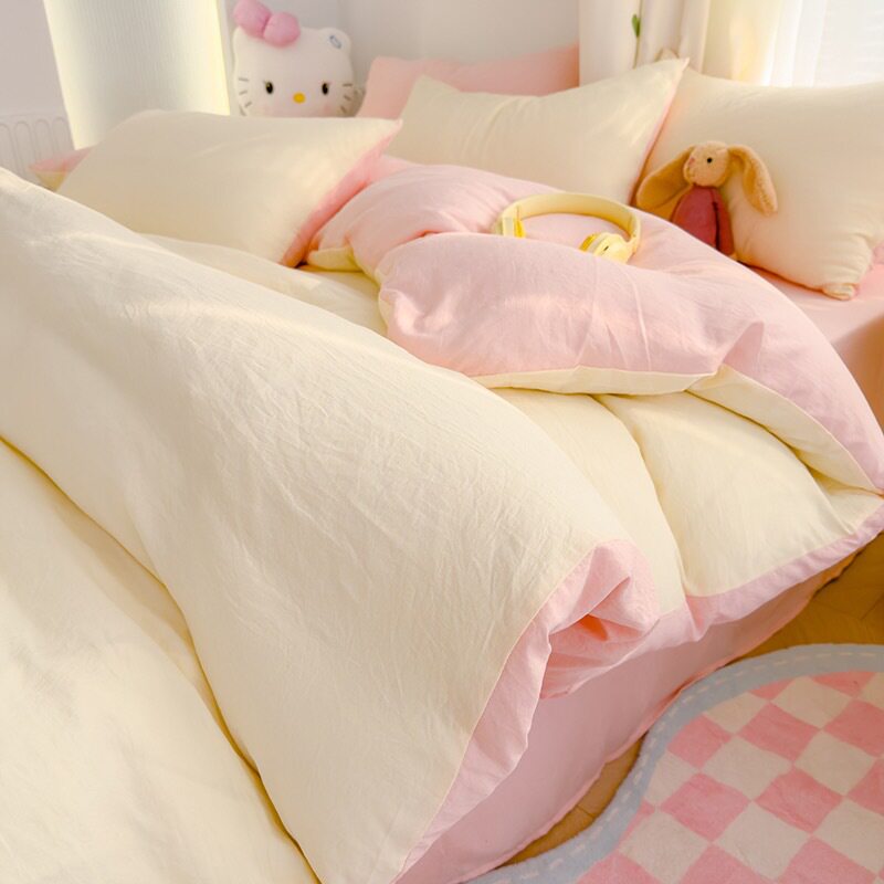 優しいピンクカスタード