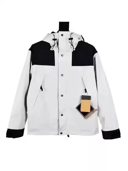 Putian 1990 American Version of the Outdoor Mountaineering Jacket for Men and Women, Couple Style Tnf Hooded Jacket, Loose Fit Winter Style