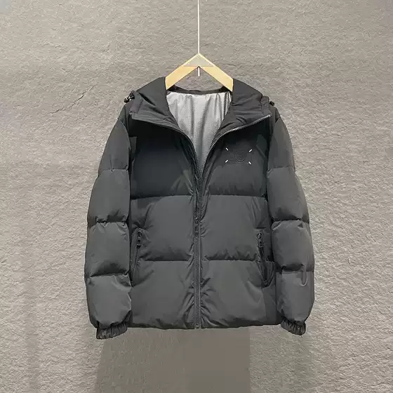 2025 European Brand Margiela Men's Trendy Thick Embroidered down Jacket Coat Men's Live Supply