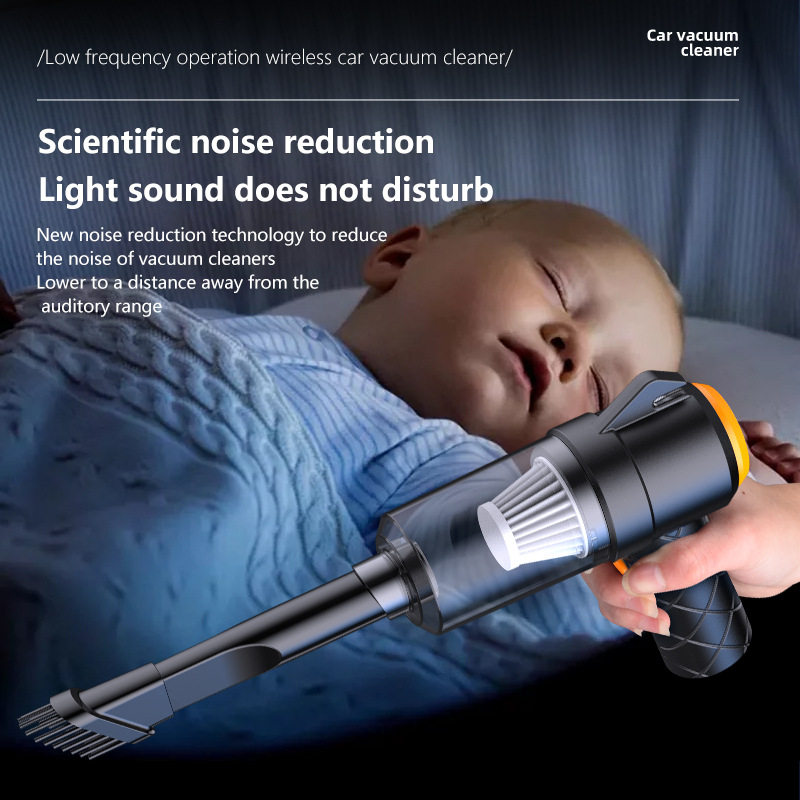 Cross-Border Car Wireless Multi-Function Powerful High-Power Portable Charging High-Suction Blowing and Suction Integrated Handheld Vacuum Cleaner