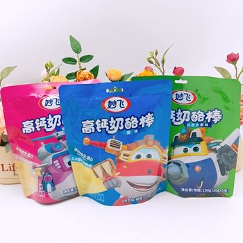 Miaofei cheese stick 100g per bag of 5 original fruit strawberry cheese stick cheese snacks wholesale