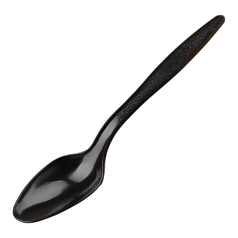 Disposable Spoon Thickened Plastic Small Spoon DS2 Yogurt Dessert Spoon Take-out Packing Fast Food Spoon Transparent DS1 Big Soup