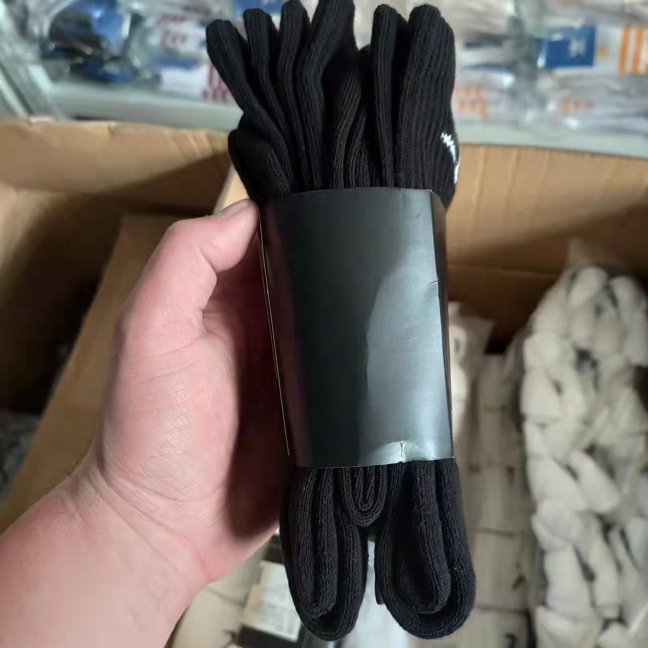 Men's and women's four seasons sports cotton socks student trendy socks towel bottom socks foreign trade socks wholesale one piece drop shipping