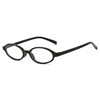 New Cross-border Retro Small Frame Spice Girls Glasses Frame Student Women's Glasses Plain-made Artifact Oval Shape Tide Flat Glasses