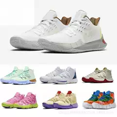 Wholesale Owen 5 generation basketball shoes simple version 4 men's joint Mandarin duck White purple rose House breathable wear-resistant shock-absorbing combat boots