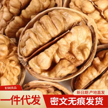 Xinjiang specialty Aksu paper walnut wholesale 500g 185 thin skin hand peeled new nut paper raw walnut