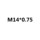 Цинковый метчик Harbin Hashen M3M4M5M6M7M8M9M10M11M2M13M14M15M16M18 mini 5