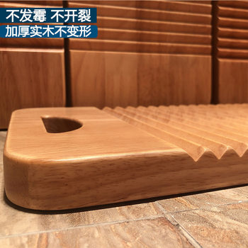 Household Thickened Washboard Wooden Large Solid Wood Double-Sided Non-Mouldy Wood Washboard High Quality Wholesale New Style