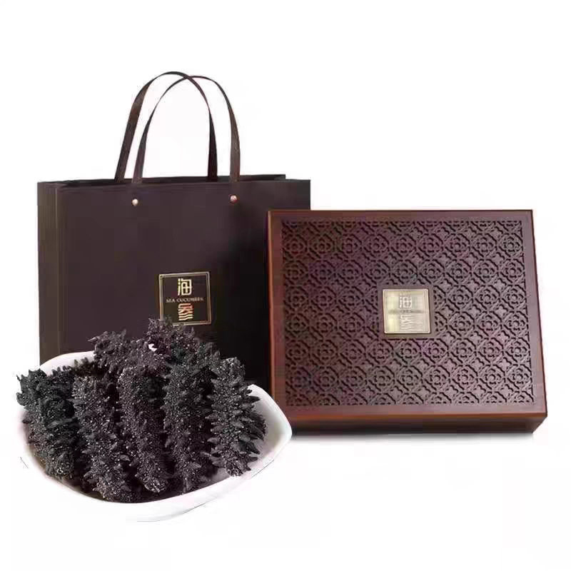Dalian Pure Wild Sea Cucumber Dry Goods Light Dried Sea Cucumber Liaodong Sea Cucumber Long Island Sea Cucumber Deep Sea Liaodong Sea Cucumber Gift Box Sf Express