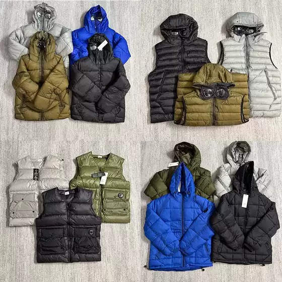 Cp Cross-Border Niche Trendy Brand Company Thickened New Outdoor Hooded Cotton Jacket High Street Ins Winter Unisex Coat