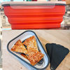 Cross Border Silicone Pizza Box Pizza Foldable Container Portable Dispenser Pizza Fresh-keeping Box Triangle Pizza Box