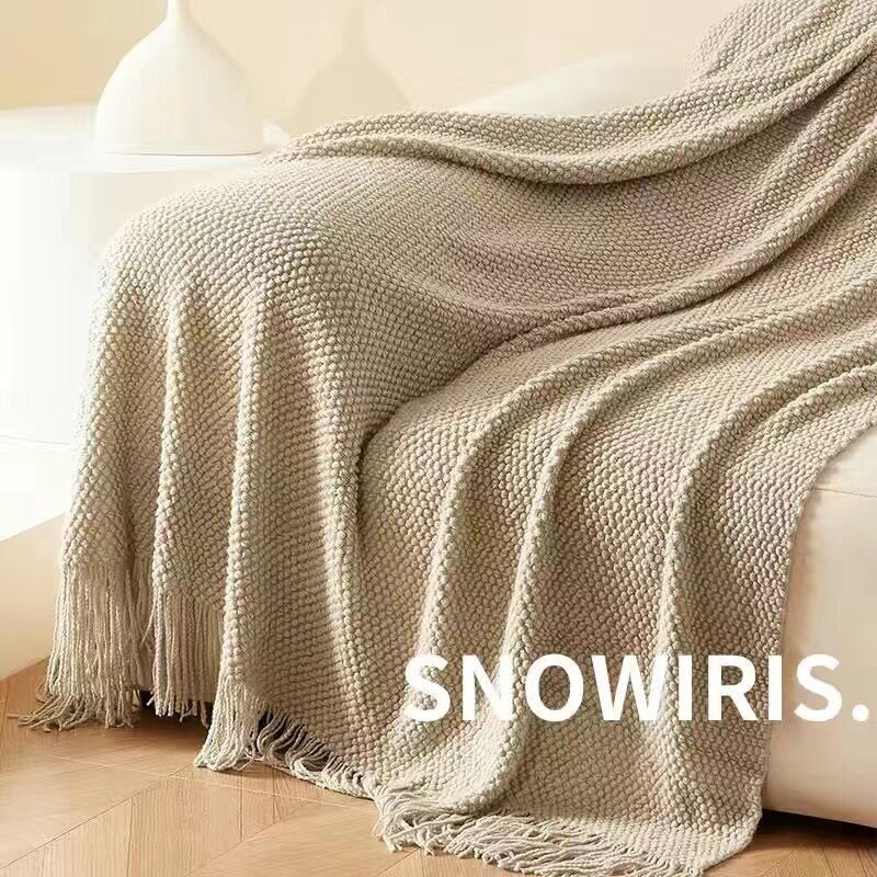 Sofa Blanket ins Style Blanket Office Nap Blanket Shawl Air Conditioner Blanket Homestay Decorative Bed Tail Towel
