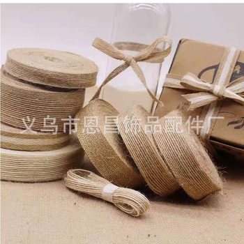 Factory wholesale 6mm-65mm woven fish silk hemp DIY handmade jewelry decorative flowers tied fish silk hemp ribbon