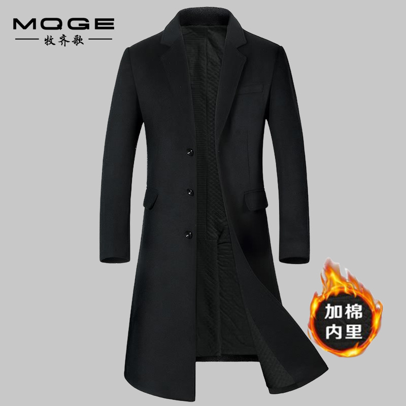 Áo Vest Nam Chất Liệu Vải Bông Vest Dài Quá Gối Dày Ấm Hàng Mùa Xuân Thu Đông