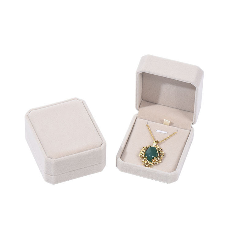 Flannel Jewelry Packaging Box Flannel Ring Pendant Box Earrings Bracelet Necklace Jewelry Box Ring Jewelry Box