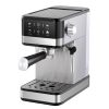 Cross-Border Popular Espresso Coffee Maker with Milk Tank and Stainless Steel Edge Logo