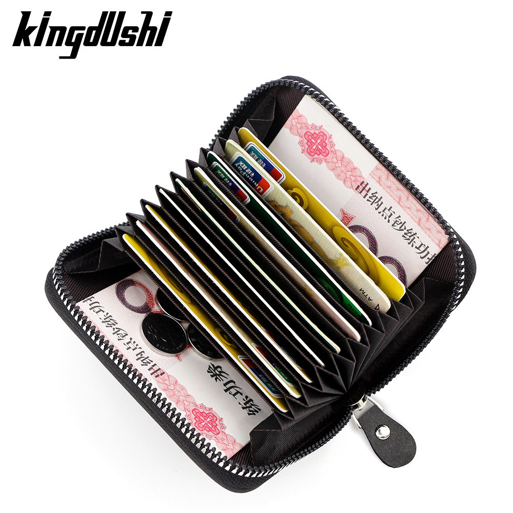 Foreign Trade Hot Splicing Men's Organ Card Bag Multi-Card Large Capacity Card Bag Card Case Coin Bag Cross-Border Supply