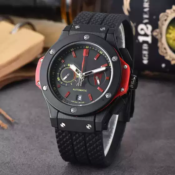Hengjia Time Run Second Multi functional Quartz Men's Watch Cross border Exclusive for Wholesale by Manufacturers