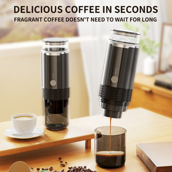 New Wireless Electric American Kcup Capsule Coffee Machine Car Home Portable Coffee Machine Outdoor Coffee Cup
