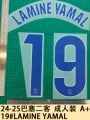 24-25 Barcelona Away Adult A+ 19#LAMINE YAMAL