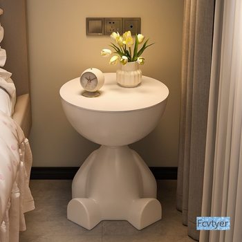 Kailai Beauty Storage Rack Bedside Balcony Table Simple Creative Bedside Table Coffee Table Small Table Living Room Sofa Side Table Bedroom