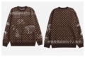 A8888 brown round neck
