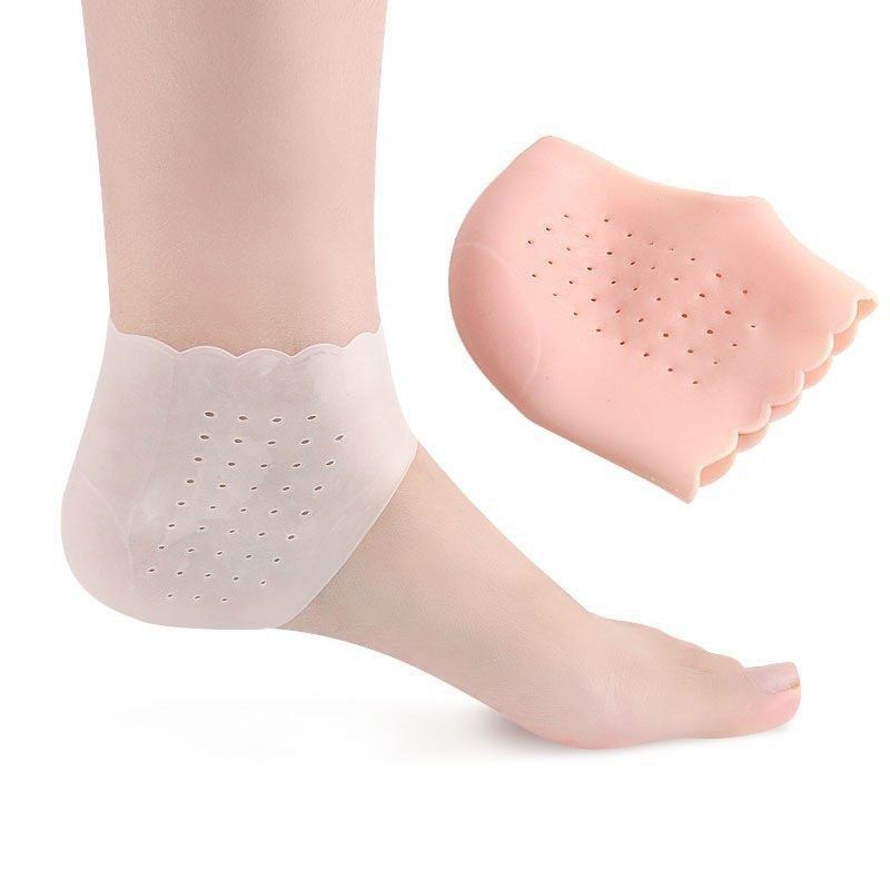 Silicone Foot Pad Heel Pad Non-slip Anti-crack Sandals Socks Cover Moisturizing Socks Heel Pad Heel Pad Comfortable Summer