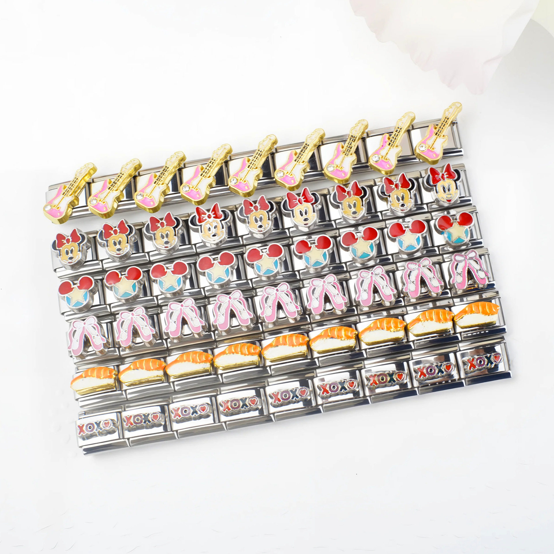 New Italian Style Modular Bracelet Series Minnie Series Styling Personality Assembly Chain