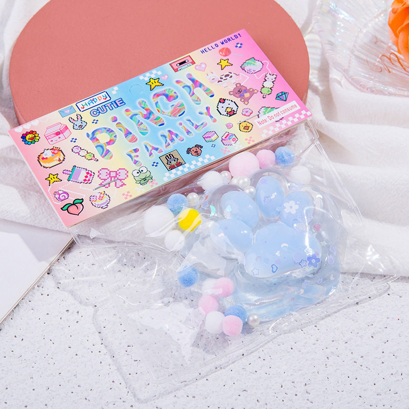 透明クリスタルキャットクロー✺ブルー