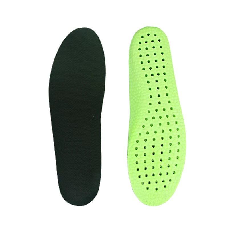 Popcorn boost feeling super soft sports running military training shock absorption sports latex PU men's and women's insoles manufacturers