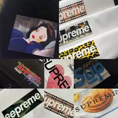 European and American Street Fashion Brand Fw25 Snow White Tee Snow White Short-Sleeved T-Shirt with Cashew Cross Design